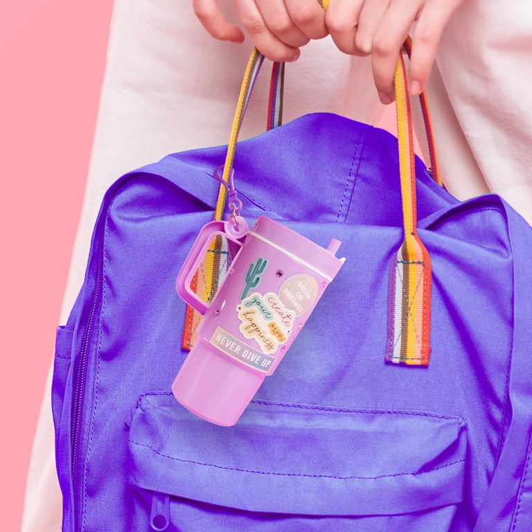 希少 ✨美品 ✨フィリッププレイン　デニム スカル ボストンバッグ ビジュー Prism Clip N Carry Purple Style Set - Water Bottle Keychain