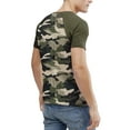 thumbnail image 2 of Ma Croix Mens Contrast Raglan Short Sleeve Baseball T Shirts, 2 of 6
