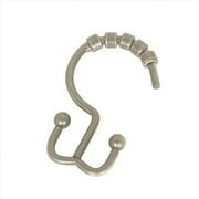 Zenith Products 96BN Shower Hooks with Double Roller Style in Brushed Nickel