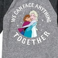 thumbnail image 3 of Frozen - We Can Face Anything - Toddler And Youth Raglan Graphic T-Shirt, 3 of 4
