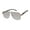 Silver & Grey, variant on Men's R1554 Metal UV400 Protective Navigator Aviator Fashion Sunglasses, 58mm