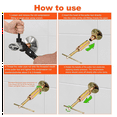 thumbnail image 4 of Compression Sleeve Puller Tool Ferrule Puller for 1/2 Inch Compression Fittings, Stop Compression Ring Removal Tool Pipe, 4 of 7