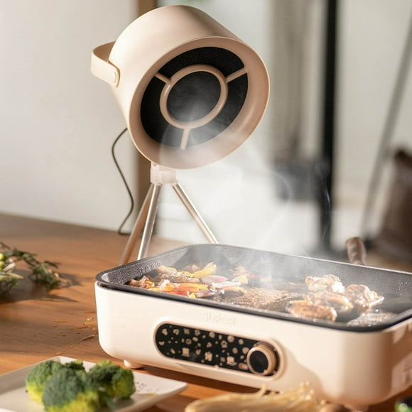 Small Pots for Cooking, Large Pot for Cooking, Household Desktop Range Hood Small Large Suction Light Range Hood Indoor Barbecue Hot Pot Range Hood, Kitchen Range Hood, Hot Pot Pot