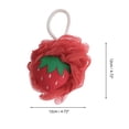 thumbnail image 2 of Unique Bargains 1pc Fruit Bath Shower Loofah Sponge for Enhanced Bathing Red, 2 of 5