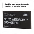 thumbnail image 3 of Esponja Abrasiva 3M Wetordry 20 05526 Paquete de 5 14x7x1 cm Flexible, 3 of 8