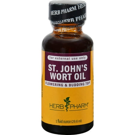 Herb Pharm St John's Wort Oil - 1Ounce (Best Herbs For Liver)