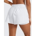 thumbnail image 2 of CRZ YOGA  2 in 1 Double Layer Running Shorts for Women 3" Athletic Tennis Workout Pants with Zip Pockets, 2 of 5