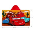 thumbnail image 4 of Toalla con capucha Disney Cars Lightning McQueen 100% algodón para niños, 4 of 5