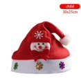 thumbnail image 1 of Sombrero de Navidad de dibujos animados para niños y adultos, sombrero de muñeco de nieve, decoración de fiesta de Navidad, regalo, 1 of 3