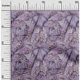 thumbnail image 2 of oneOone Polyester Lycra Purple Fabric Tropical Sewing Material Print Fabric By The Yard 56 Inch Wide, 2 of 6