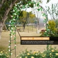 thumbnail image 5 of 7.9 Ft H x 4.6 Ft W Metal Pergola Arbor,Assemble Freely 3 Sizes,for Various Climbing Plant Wedding Garden Arch Bridal Party Decoration Wide Arbor, 5 of 6