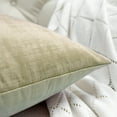 thumbnail image 7 of Home Soft Things Textured Velvet 4 Piece Throw Pillow Cover Set - Almond Buff - 20" x 20", 7 of 7
