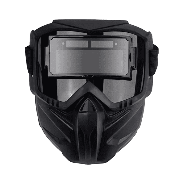 Auto Darkening Welding Glasses Work Face Protector Adjustable Band Impact Welder Mask Face Cover