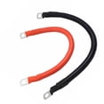 thumbnail image 1 of Scienceny 2pieces 24V DC For Car And Cable 30cm Black (4 Lugs Metal Use And Red PVC Marine For 4 AWG 30cm Joiner Connector Vehículos, repuestos y accesorios Mis, 1 of 6