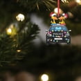 thumbnail image 4 of Adornos navideños Tarjeta de listado irregular de madera de Navidad Decoración de árbol de Navidad de madera Wmkox8yii  gf11842, 4 of 9