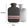 thumbnail image 2 of Hot Water Bottle Heat Up and Refreezable Hot Cold Pack with Classic Striped, 2 of 5