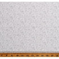 Cotton Tossed Birds Flying Graphite on White Animals Cotton Fabric Print by the Yard (BIRD-CD1815-WHITE)