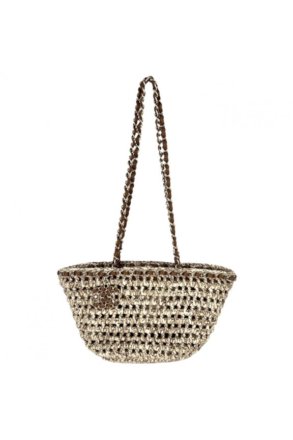 Pre-Owned Chanel Shoulder Bag for Women, Basket Bag, Shopping Chain Tote Coco Mark, CHANEL,...