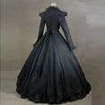 thumbnail image 3 of UPPADA Liquidation Robes d'Invitée de Mariage pour Femmes Hiver Robe à Manches Longues Grande Taille Robe Évasée Robe Maxi de Cocktail pour Femmes Robes de Soirée Ajustées Robes Formelles à Dos Nu pour Femmes, 3 of 5