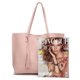 thumbnail image 3 of Women's Soft Leather Tote Shoulder Bag Big Capacity Tassel Handbag, 3 of 5