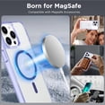thumbnail image 4 of Case for iPhone 13 Pro Max 6.7 inch-Compatible with MagSafe &  Car Phone Mount,Not Yellowing Anti-Scratch (Purple), 4 of 14