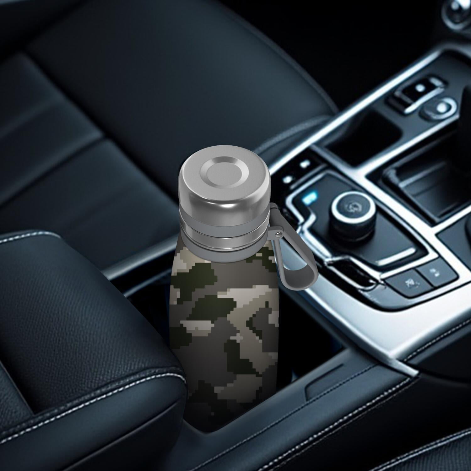 29oz Insulated Water Bottle with Tea Infuser, Stainless Steel Travel Mug, Camouflage Print