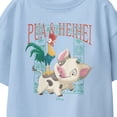 thumbnail image 3 of Disney Moana Pua And Hei Hei Frame Youth T Shirt (Light Blue, XS-XL), 3 of 4