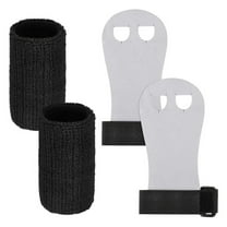 BELOWSYALER Children Gym Palms Protector Set Kids Gym Glove Wrist Band Gymnastic Hand Grips Wrist for Gym Protections