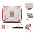 thumbnail image 6 of GARENDE Baseball Net 83inchx83inch Portable Easy Setup Lightweight Softball Pitching Net, 6 of 9