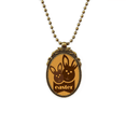 thumbnail image 1 of Semana santa religión Festival Brown Bunny pattern Collar Colgante Vintage de bronce antiguo de joyeria de lujo de regalo Unbranded M, 1 of 3