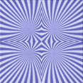 thumbnail image 1 of Ahgly Tapis d'Intérieur Lavable en Machine Carré Transitionnel Violet Pervenche, 6 Pieds Carré, 1 of 7