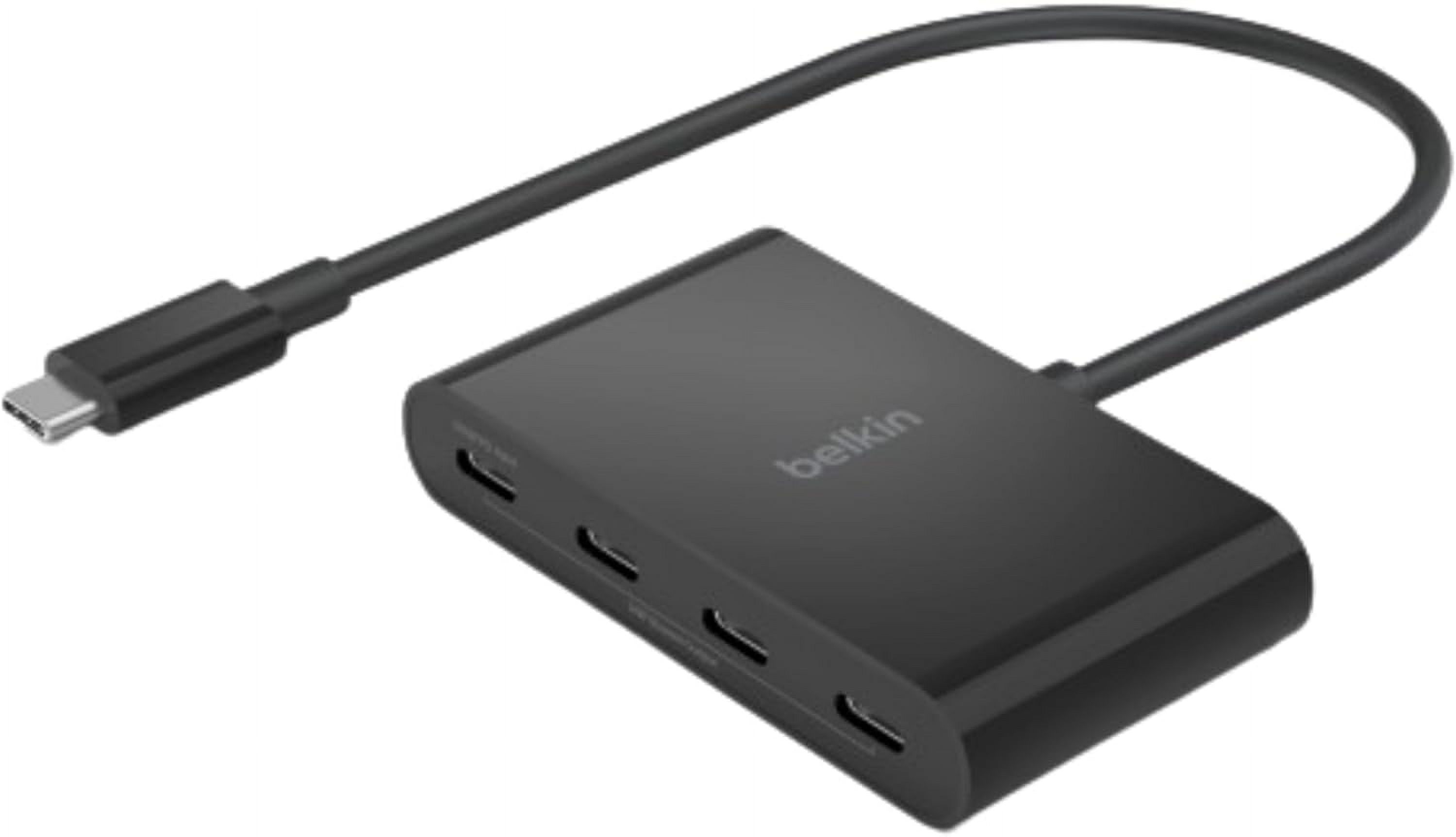 Belkin Connect USB-C to 4-Port USB-C Hub, Black photo 1