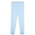 thumbnail image 3 of Sleep On It Girls 2-Piece Super Soft Jersey Snug-Fit Pajama Set - Checkerboard , 5, 3 of 5