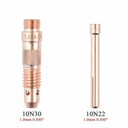 

Mingyiq TIG Collet Body Torch Welding Connector 1.0/1.6/2.4/3.2/4.0mm WP17 WP18 WP26