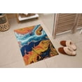 thumbnail image 5 of Colorful Rug, Modern Rug, Contemporary Rug, Anti-Slip Carpet Rugs, Abstract Colorful Rug, Printed Rugs, Orange Rugs, Luxury Rug, Home Decor, 1.7'x2.3' - 50x70 cm, 5 of 7