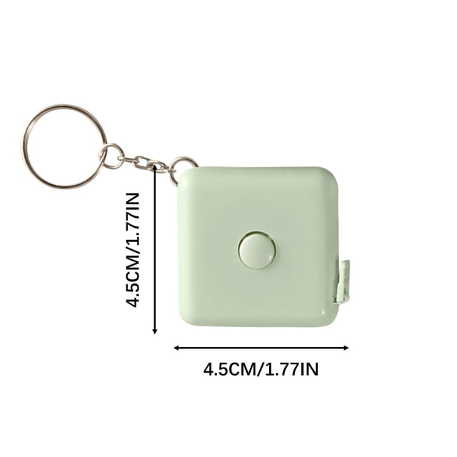 Ruban à Mesurer 1,5m Pouce cm Ruban Rond Automatique Rétractable Doux Règle Colorée Fruit Ruban de Mesure Télescopique Automatique Mesure de la Circonférence du Corps