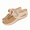Khaki, variant on Orthopedic Sandals with Arch Support Flip Flops for Women Comfortable Flower Platform Wedge Sandals Dressy Slip on Thong Slippers Blue 6.5