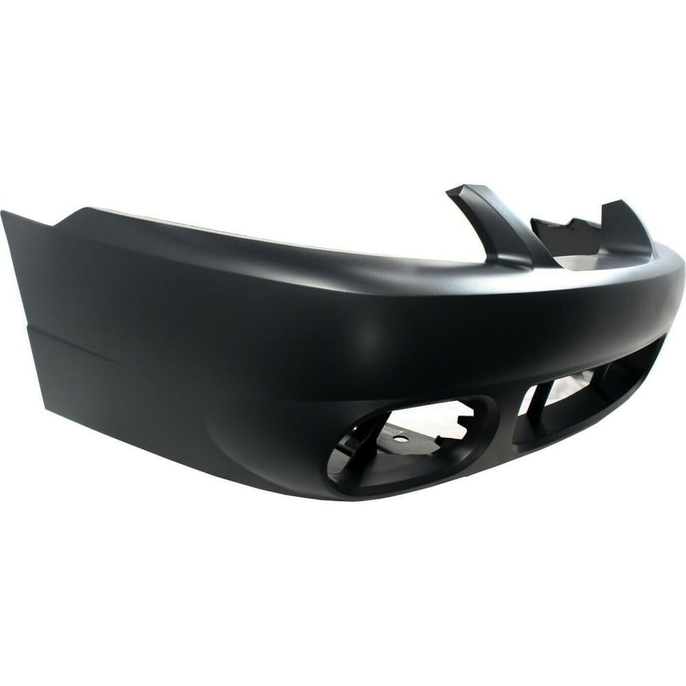 Suitable for Front Bumper Cover for 2003-2004 Ford Mustang SVT Cobra Convertible & Coupe - New, Primed, and Ready for Paint - Includes Fog Light Holes, Excludes Parking Aid Sensor Holes