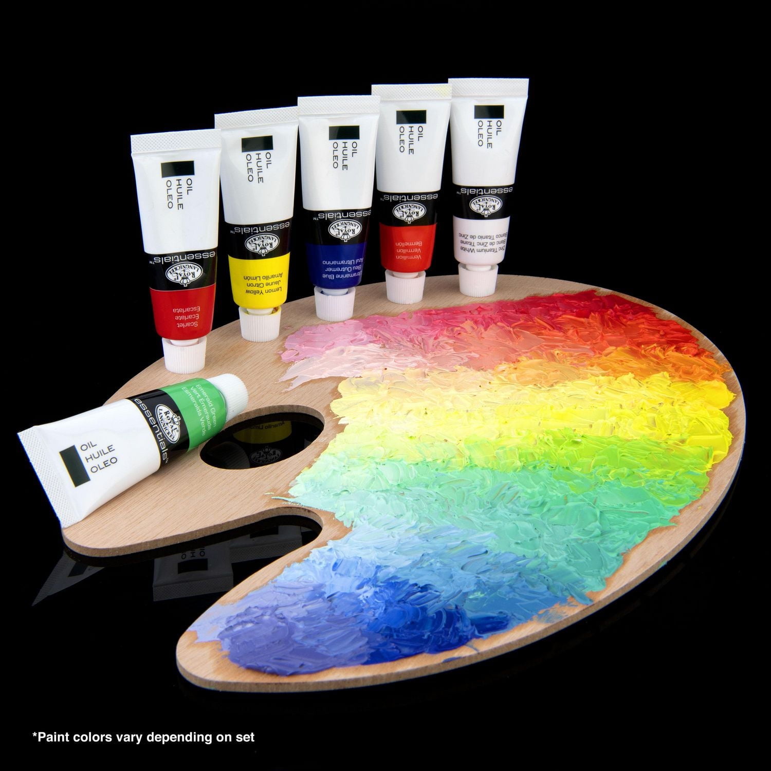 Royal & Langnickel Essentials Tubes de peinture à l'huile d'artiste de 12 ml, 24 couleurs Peinture à l'huile 12 ml