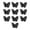 Black, variant on 10Pcs Embroidery Butterfly Appliques Sew On Organza Patches Bridal Dress Patches for Sewing Craft Clothing Accessories
