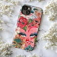 thumbnail image 5 of Whimsical Heart and Face Art Phone Case, Bold Pop Surrealism Design with Retro Eyes, Lips & Flowers, Funky Aesthetic Phone Cover Compatible with iPhone 16 15 14 13 12 11 Plus Pro Max Mini, 5 of 6