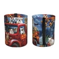 thumbnail image 2 of Fuzoiu Halloween Pets Pumpkins Print Car Trash Can,Leakproof Car Trash Can,Hanging Garbage Bin,Vehicle Trash Can, Suitable for Sedans, SUVs, MPVs & Trucks, 2 of 7