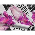 thumbnail image 4 of oneOone Rayon Pink Fabric Triangle Geometric Sewing Craft Projects Fabric Prints By Yard 56 Inch Wide, 4 of 5
