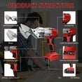 thumbnail image 4 of Brushless Cordless Metal Shear Electric Iron Scissor 2 Variable Speed with LED Light Fit ,For Comfortable Grip, 4 of 5