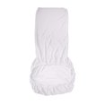 thumbnail image 4 of Funda para sillas de comedor perfecl Cubierta de asiento medio envuelta 25 cm x 15 cm x 4 cm Blanco, 4 of 8