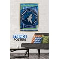 thumbnail image 2 of NBA Minnesota Timberwolves - Logo 17 Wall Poster, 22.375" x 34", Framed, 2 of 3