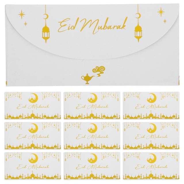 unbranded 12Ud Sobres De Papel Para Eid Mubarak Islámico Para Tarjetas Y En Efectivo
