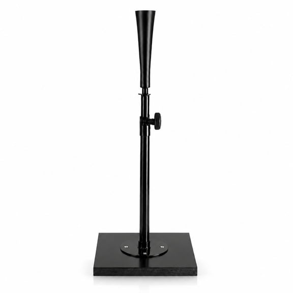 INSMART Portable Batting Tee 24 to 36 Inch Adjustable Height for Baseball Softball 2KG Weighted Base Durable Rubber Top for Kids Youth Adults