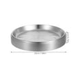 thumbnail image 4 of Stainless Steel Serving Tray Round Cake Pan Grill Accessory Storage Food Prep Tray For Bbq Camping Fast Food Cafeteria, 4 of 9