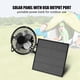 thumbnail image 4 of 3W 6V Outdoor Solar Panel USB Portable Mini Fan Cooling Kit Accessory, 4 of 4
